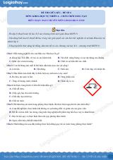 Đề thi giữa kì 1 KHTN 6 Chân trời sáng tạo - Đề số 4